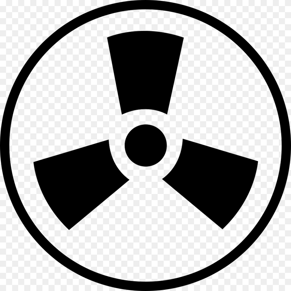 Radioactive Symbol Radioactive Vector, Ammunition, Grenade, Weapon Free Png Download
