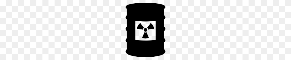 Radioactive Waste Icons Noun Project, Gray Png