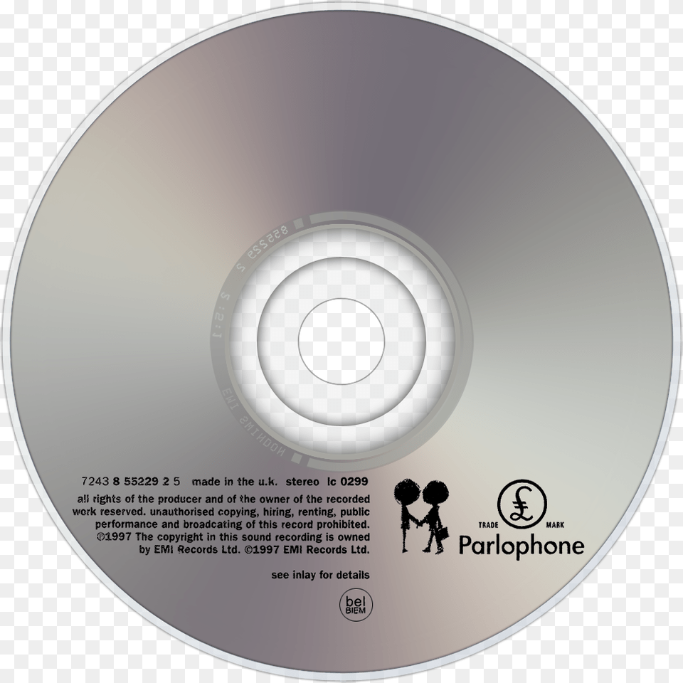 Radiohead Ok Computer Disc, Disk, Dvd Free Png Download