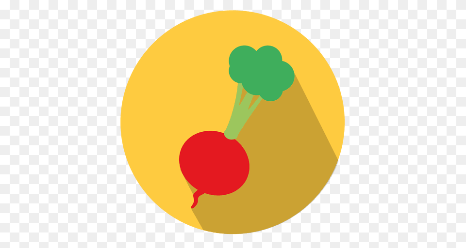 Radish Circle Icon, Food, Plant, Produce, Vegetable Png