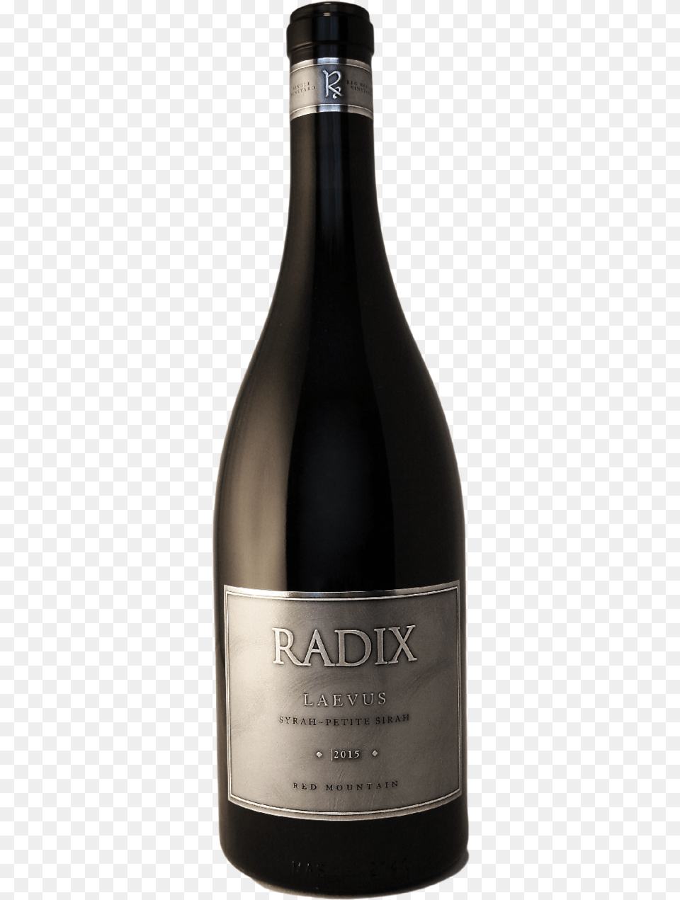 Radix Bottle 2015 Foncalieu La Tannerie, Alcohol, Beverage, Liquor, Wine Free Transparent Png