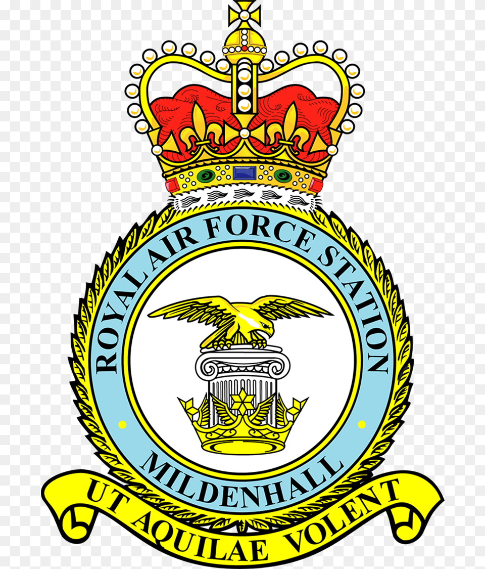 Raf Mildenhall Station Patch Graphic Raf Lossiemouth Crest, Badge, Logo, Symbol, Emblem Free Png