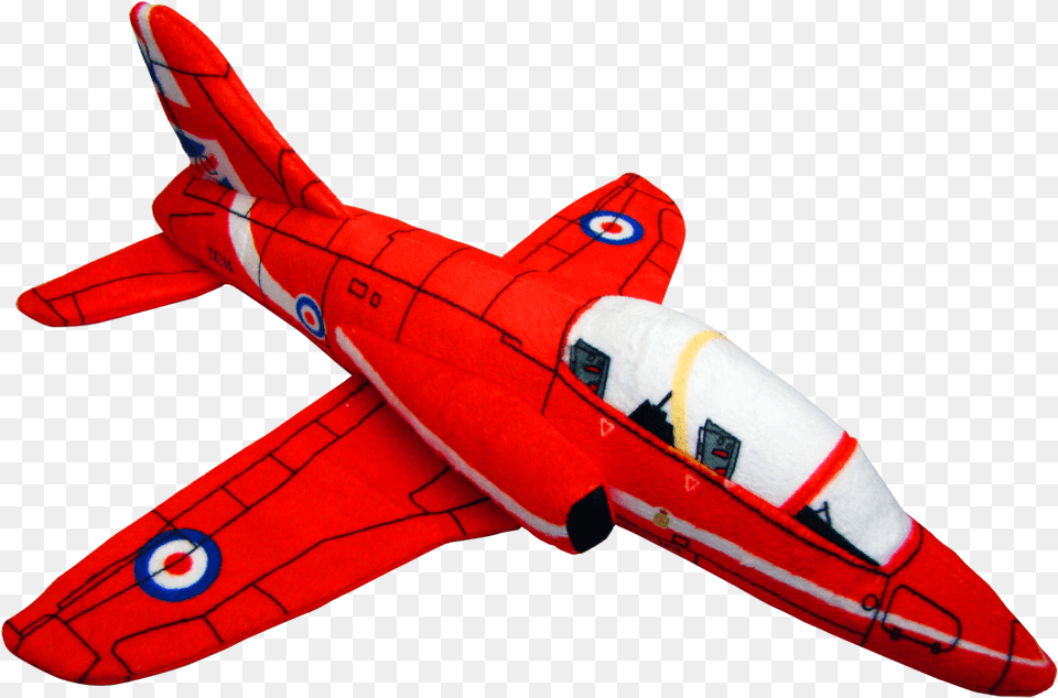 Raf Red Arrows Hawk Soft Plush Toy, Aircraft, Airplane, Jet, Transportation Png Image