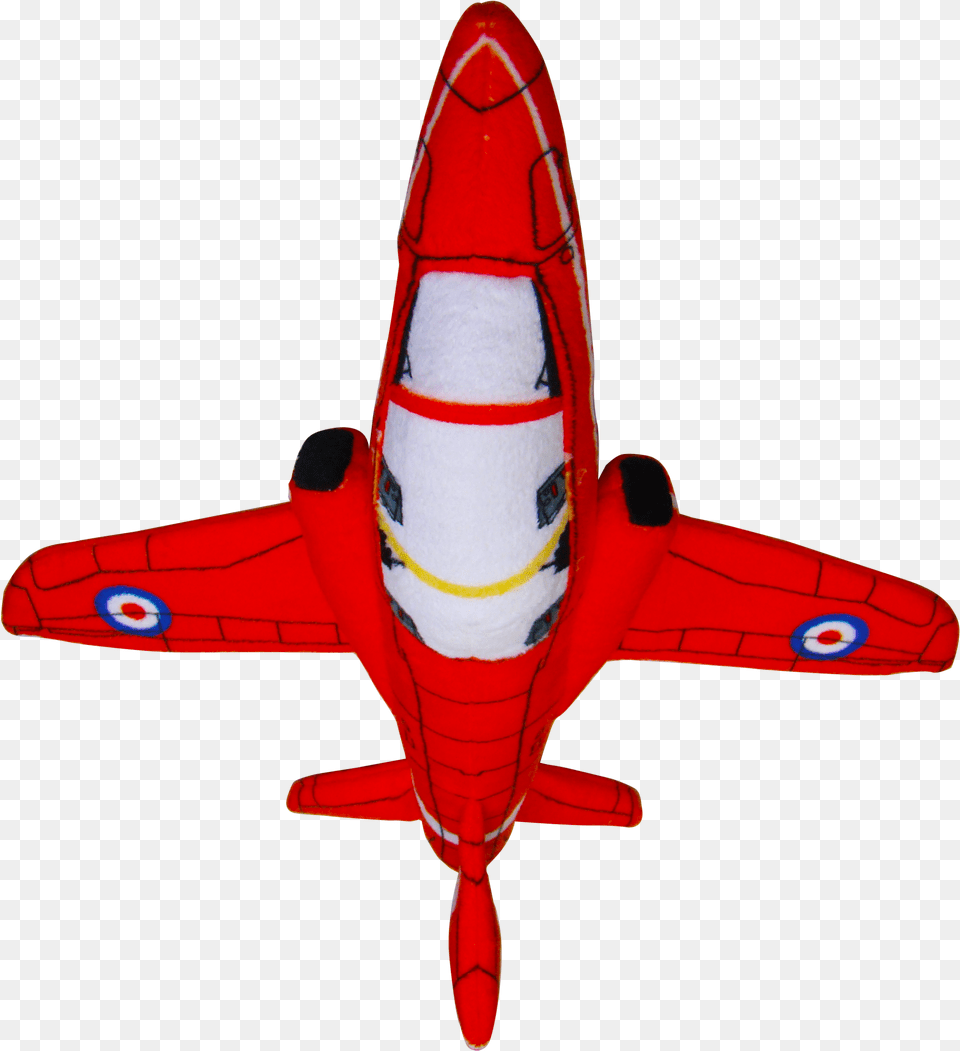 Raf Red Arrows Jet Soft Toy Monoplane, Aircraft, Airplane, Transportation, Vehicle Free Png