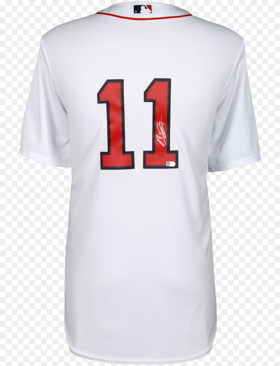 Rafael Devers Signed Boston Red Sox White Replica Baseball Jersey Active Shirt, Clothing, T-shirt Free Png