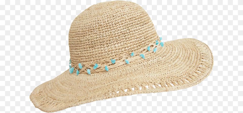 Raffia Hat Transparent Sun Hat Transparent, Clothing, Sun Hat Png Image
