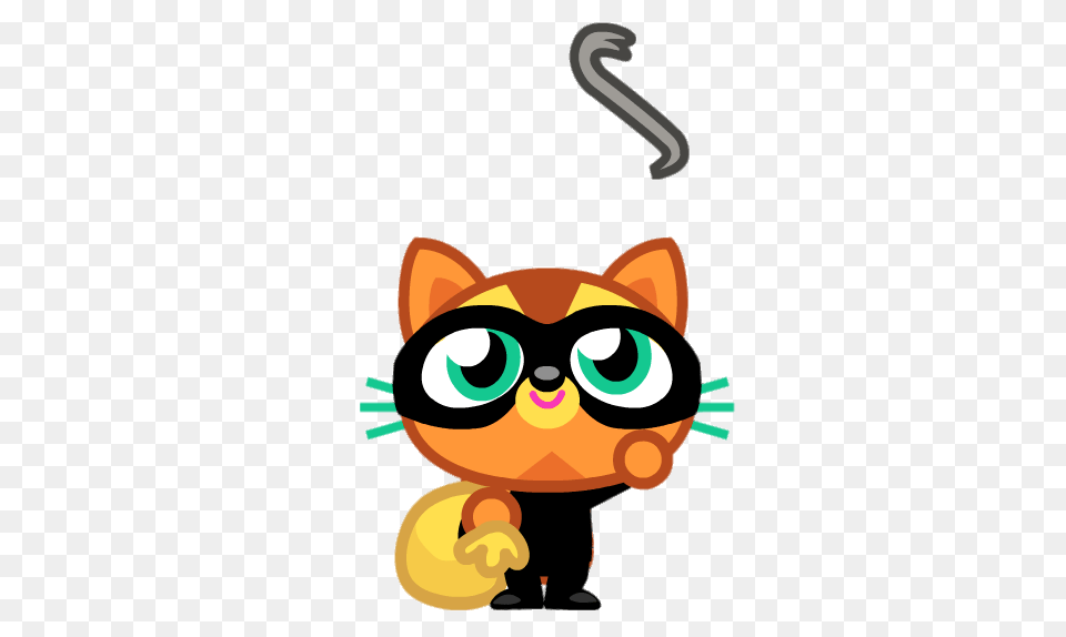 Raffles The Sneaky Tealeaf Throwing Crowbar In The Air Transparent, Electronics, Hardware, Animal, Cat Free Png