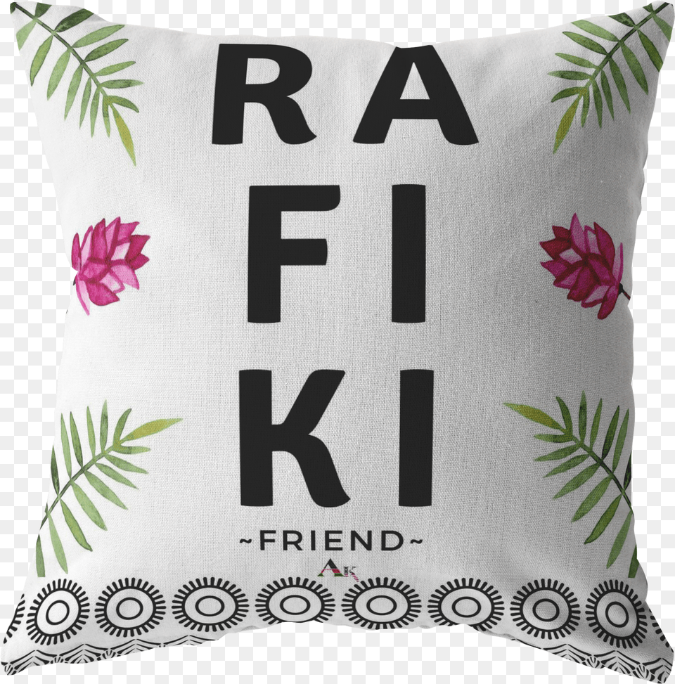 Rafiki Friend Swahili Pillow Swahili Language, Cushion, Home Decor Png