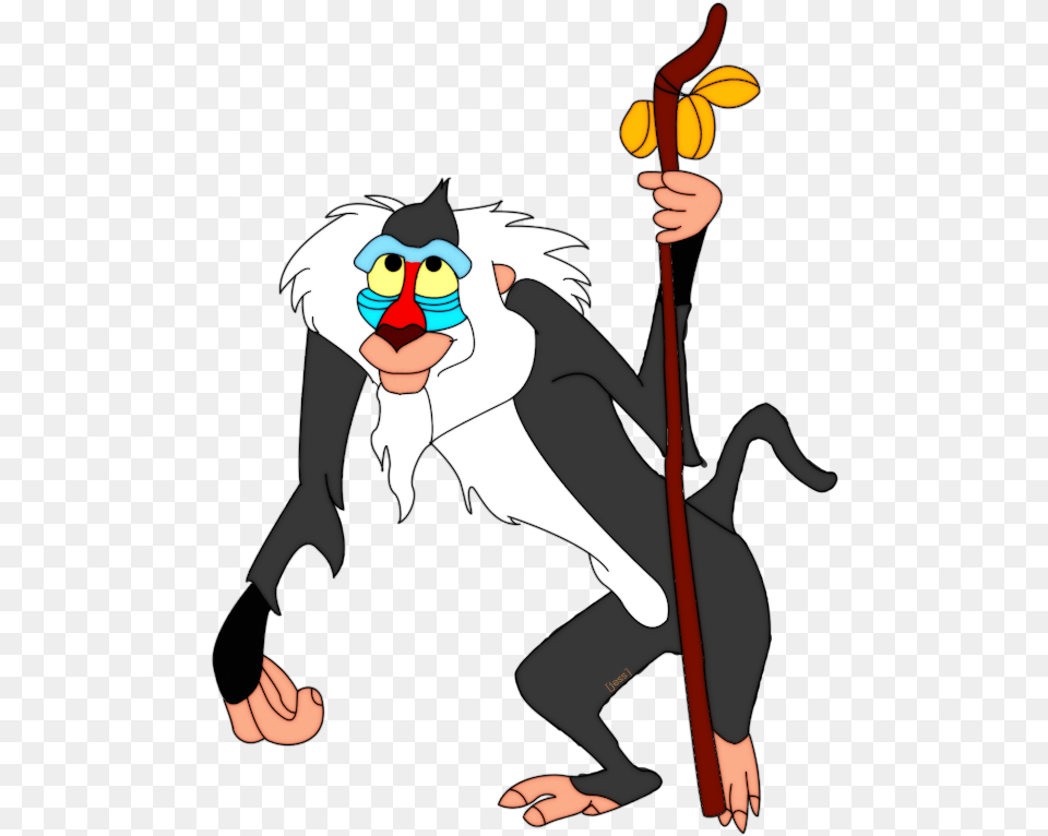 Rafiki Transparent Lion King Cartoon Character, Person, Book, Comics, Publication Free Png Download