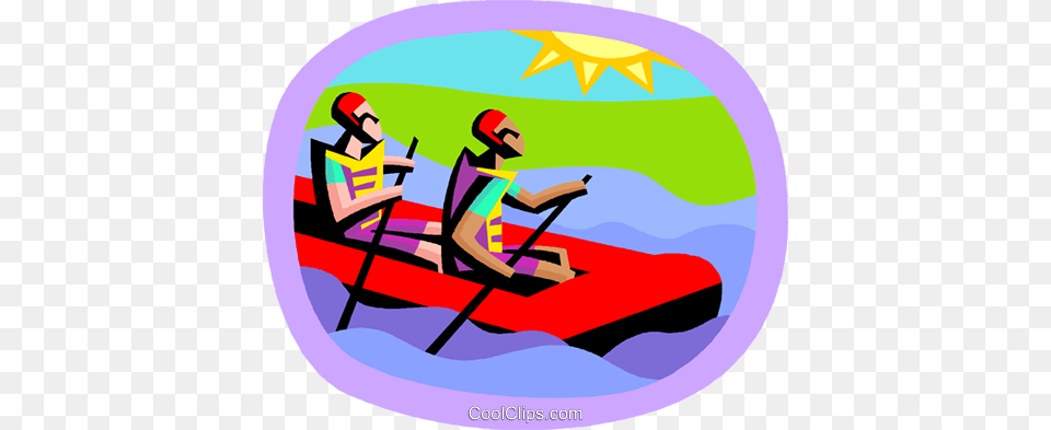 Raft Clipart Water Activity, Vest, Clothing, Lifejacket, Oars Png