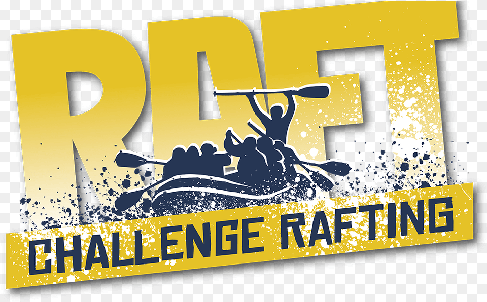 Rafting Transparent Background Challenge Rafting, People, Person, Advertisement, Logo Free Png Download