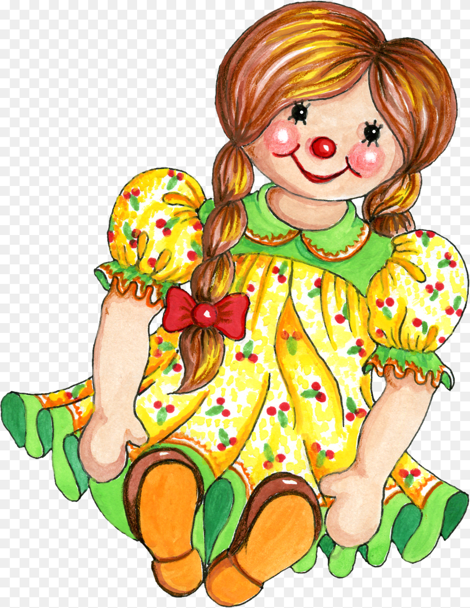 Rag Doll Clipart, Baby, Person, Face, Head Free Transparent Png
