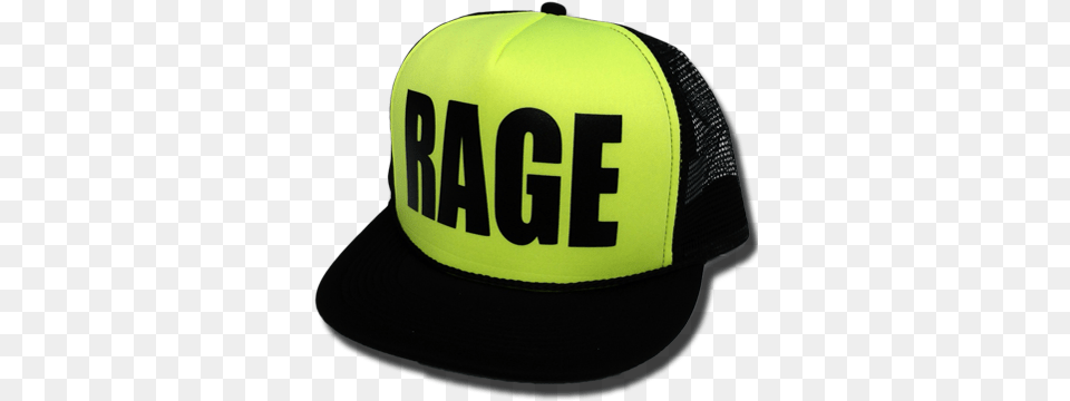 Rage Black Yellow Yolo Hat, Baseball Cap, Cap, Clothing, Hardhat Free Png Download