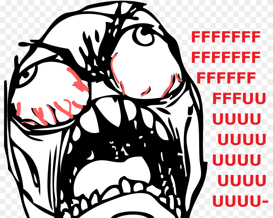 Rage Meme Angry Meme Face, Book, Comics, Publication, Baby Free Png Download