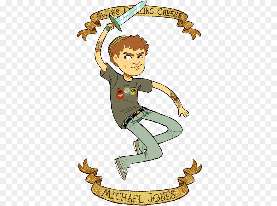 Rage Quit Achievement Hunter Roosterteeth Michael Jones Cartoon, Baby, Person, Face, Head Png