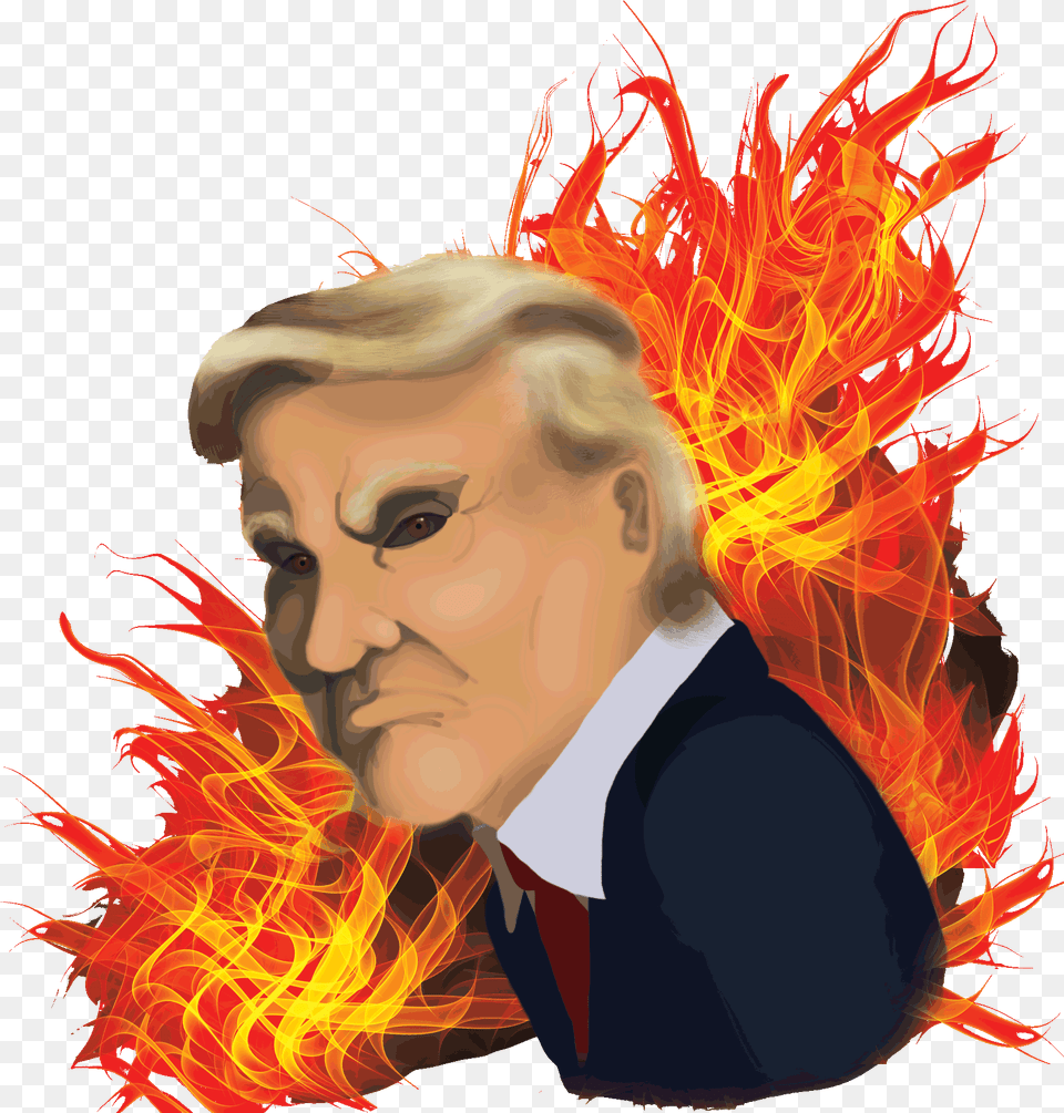 Rage Trump Illustration, Adult, Female, Person, Woman Free Png