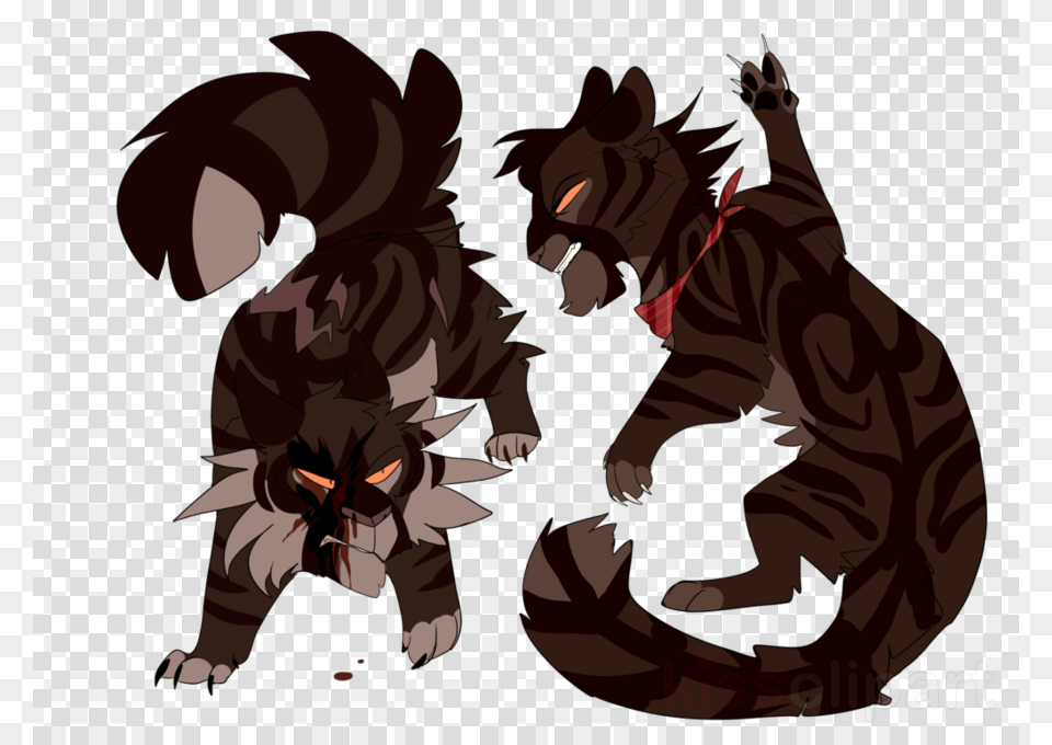 Raggedstar Warriors Clipart Yellowfang39s Secret Fire, Animal, Mammal, Baby, Person Free Png