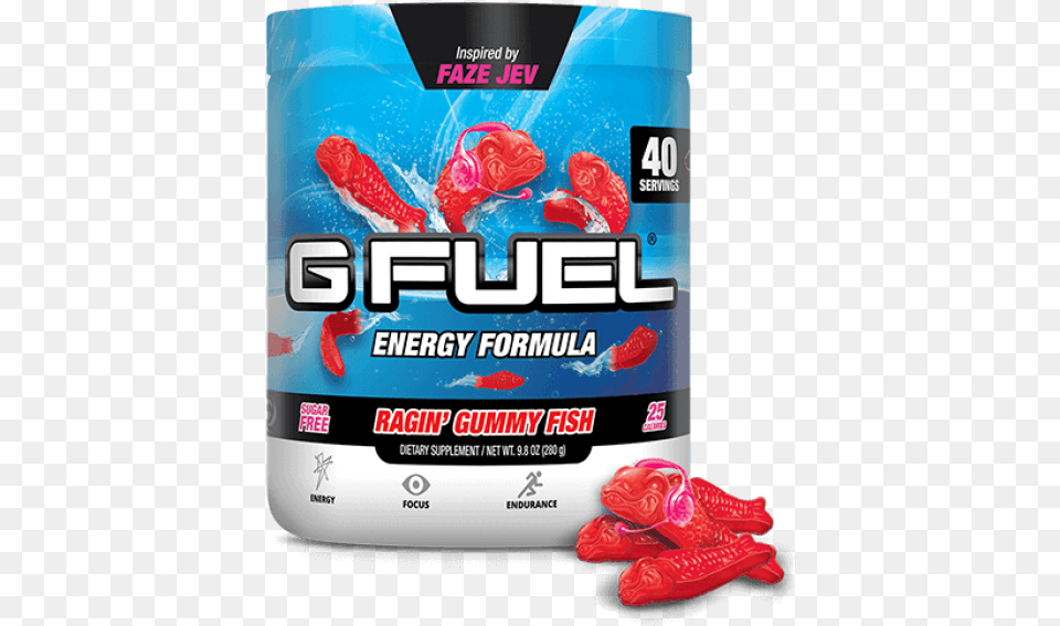 Ragin Gfuel Ragin Gummy Fish, Food, Ketchup Free Png