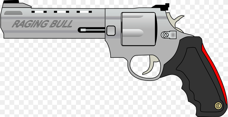 Raging Bull Gun Clipart, Firearm, Handgun, Weapon, Gas Pump Free Transparent Png
