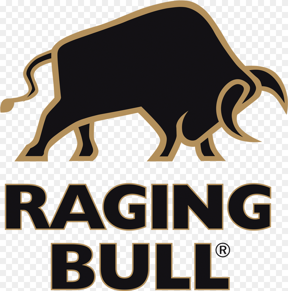 Raging Bull Logo, Animal, Boar, Hog, Mammal Png Image