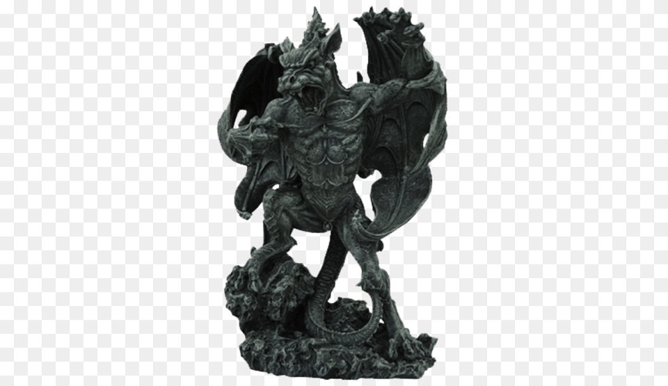 Raging Gargoyle Statue Mythical Objects, Accessories, Art, Ornament, Animal Free Transparent Png