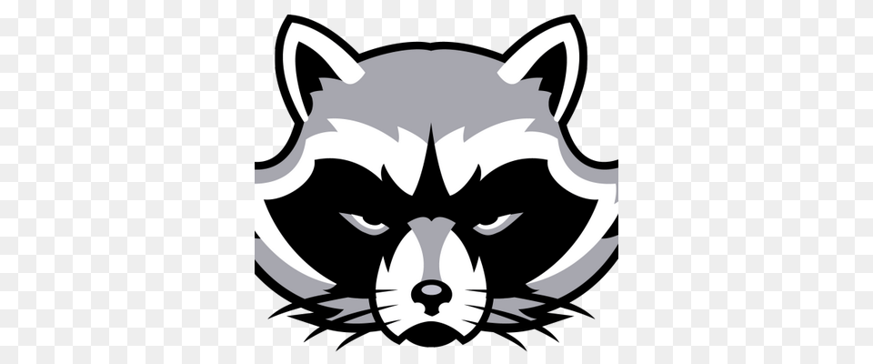 Raging Racoon, Stencil, Machine, Wheel Png Image