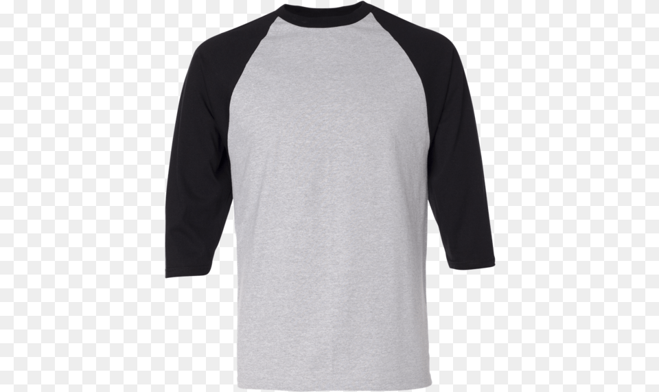 Raglan Grey Black, Clothing, Long Sleeve, Sleeve, T-shirt Free Png