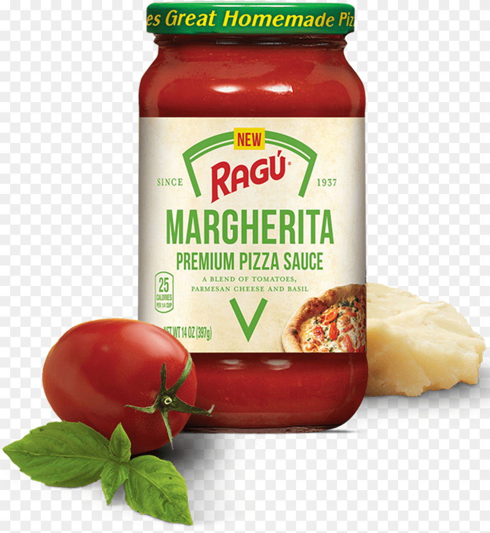 Ragu Margherita Premium Pizza Sauce, Food, Ketchup Free Png