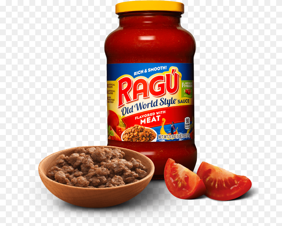 Ragu Meat Spaghetti Sauce, Food, Ketchup Free Png Download