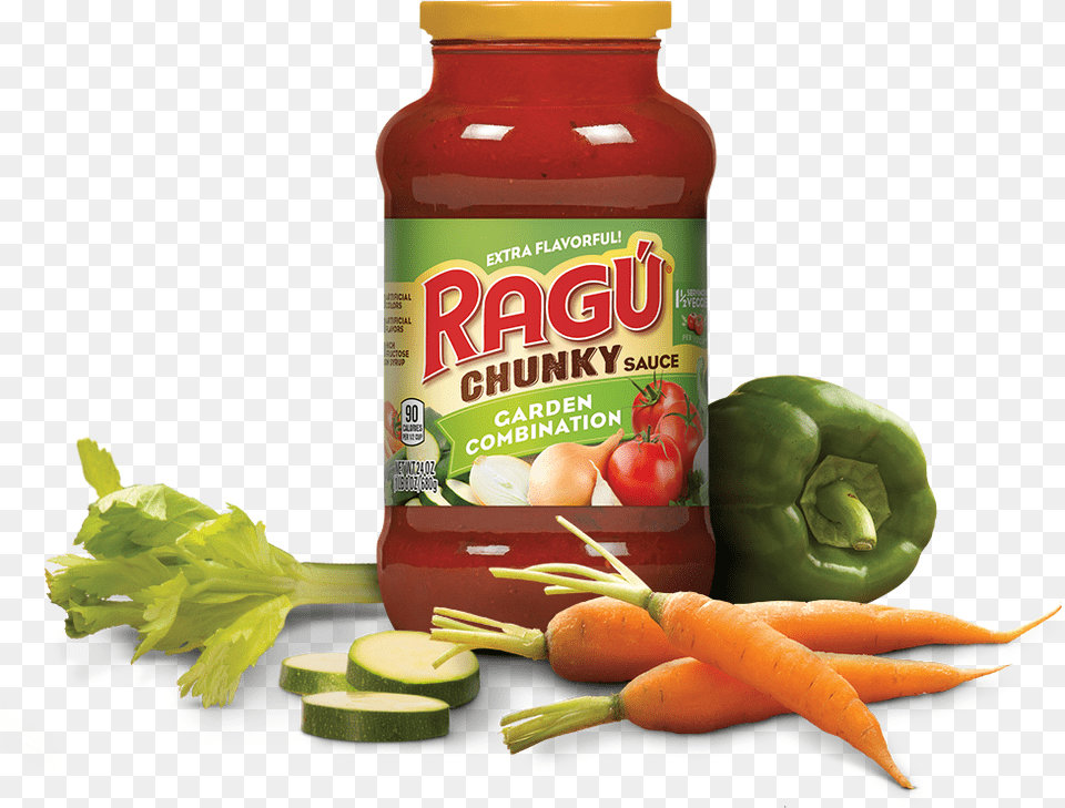 Ragu Sauce Tomato Garlic Amp Onion, Food, Ketchup, Produce Free Png