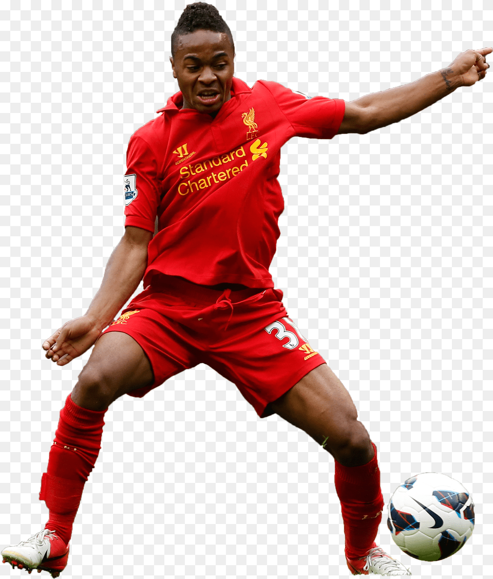 Raheem Sterling Soccer Kick, Ball, Sphere, Soccer Ball, Sport Free Png Download