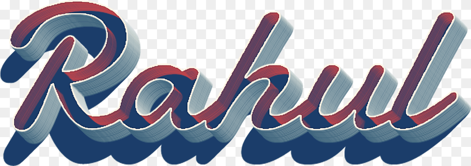 Rahul 3d Letter Name Graphic Design, Art, Graphics, Tape, Logo Free Png