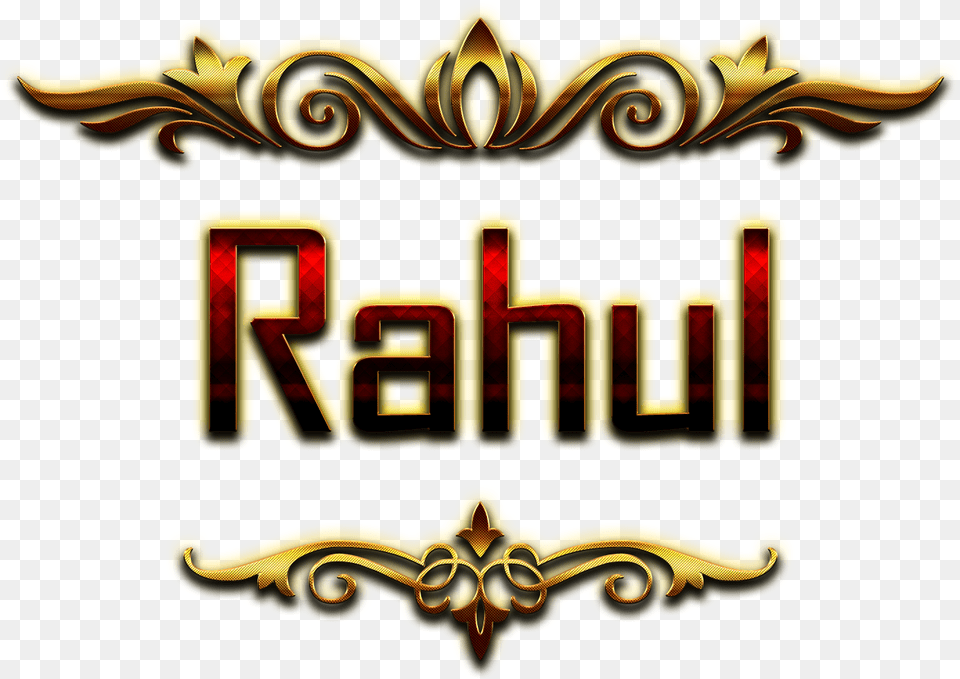 Rahul Decorative Name Amit Name, Logo, Emblem, Symbol Free Png Download