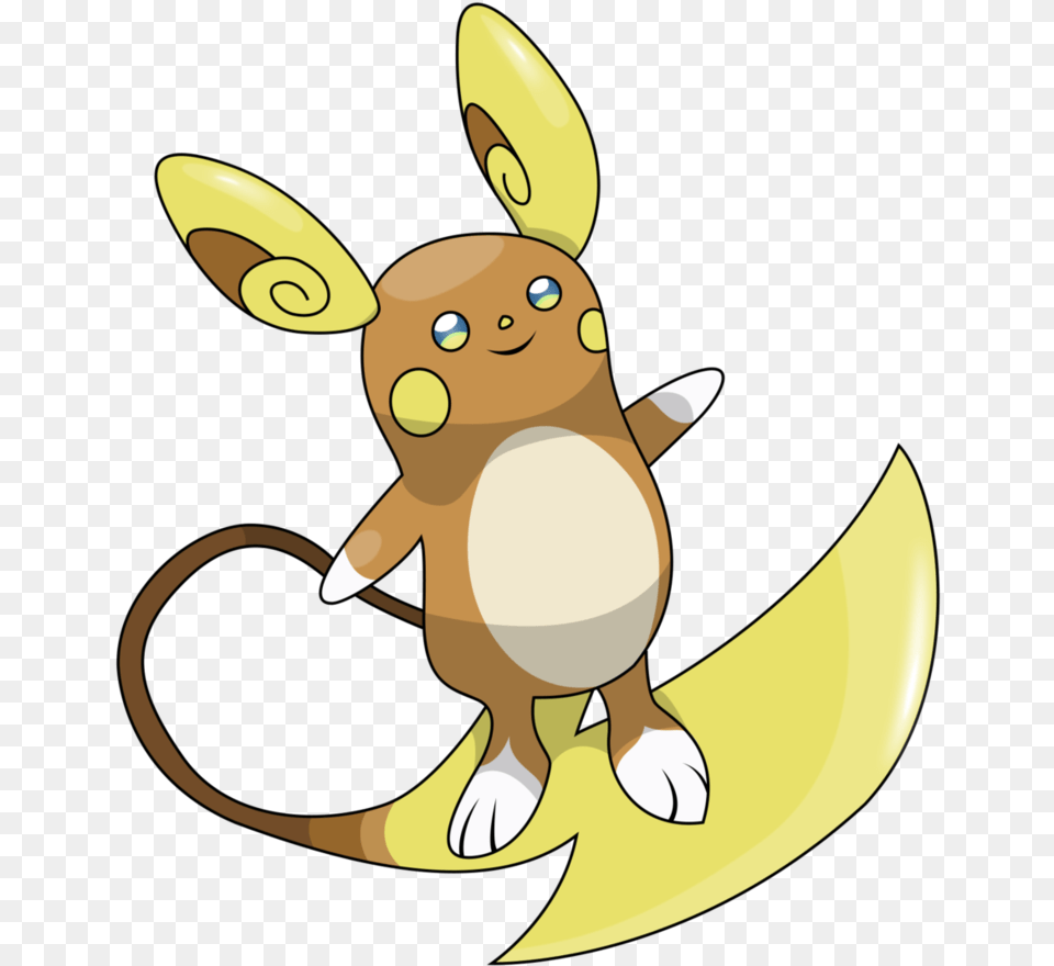 Raichu Alola Pokemon Alolan Raichu, Banana, Produce, Food, Fruit Free Png Download