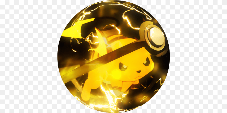 Raichu In A Glass Pokeball Album On Imgur Pokemon In Pokeball Raichu, Sphere, Tape, Lighting, Chandelier Free Transparent Png