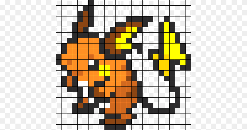 Raichu Perler Bead Pattern Bead Sprite Pokemon Pixel Art Raichu, Chess, Game Free Transparent Png