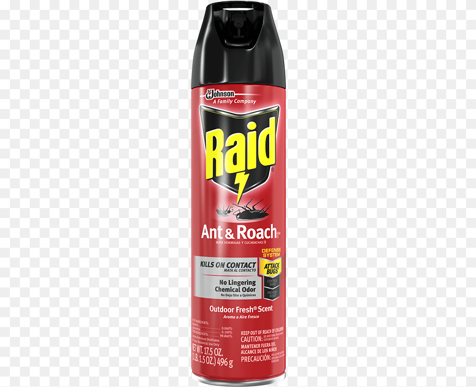 Raid Ant Amp Roach Killer Kills On Contact And Keeps Raid Ant And Roach Killer, Tin, Food, Ketchup, Can Png