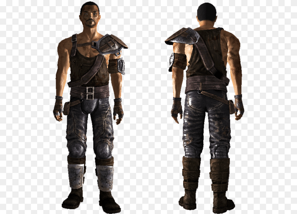Raider Commando Armor Fallout New Vegas Leather Armor, Vest, Clothing, Pants, Male Free Png