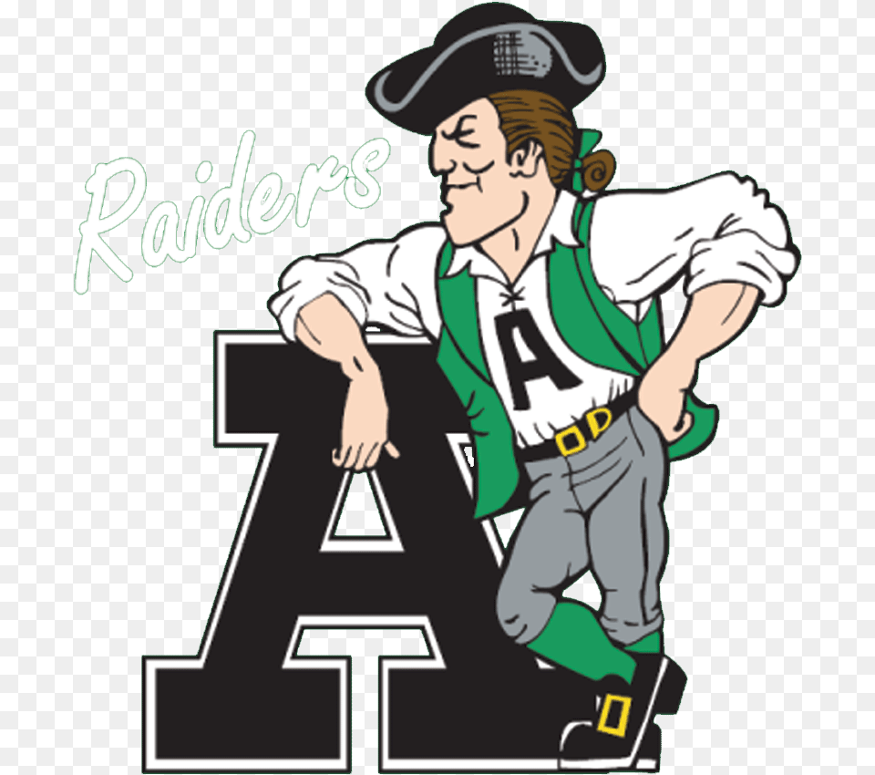 Raiders Logo Atholton High School Logo, Adult, Male, Man, Person Free Png Download