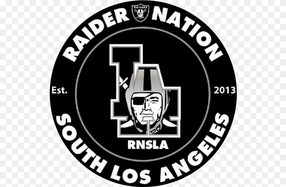 Raiders Radio Los Angeles Raiders Emblem, Logo, Person, Symbol, Face Png