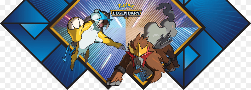 Raikou Get The Legendary Pokmon Raikou And Entei In Pokemon Legendary Distribution 2018 December, Book, Comics, Publication, Person Png