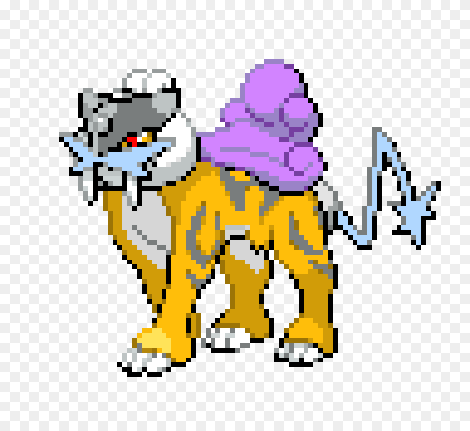 Raikou Pixel Art Maker, Outdoors, Person, Nature, Animal Free Transparent Png