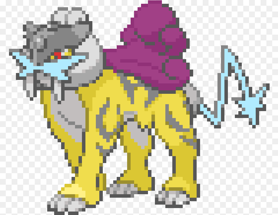 Raikou Shiny Raikou Sprite, Outdoors, Nature, Snow, Animal Free Png Download