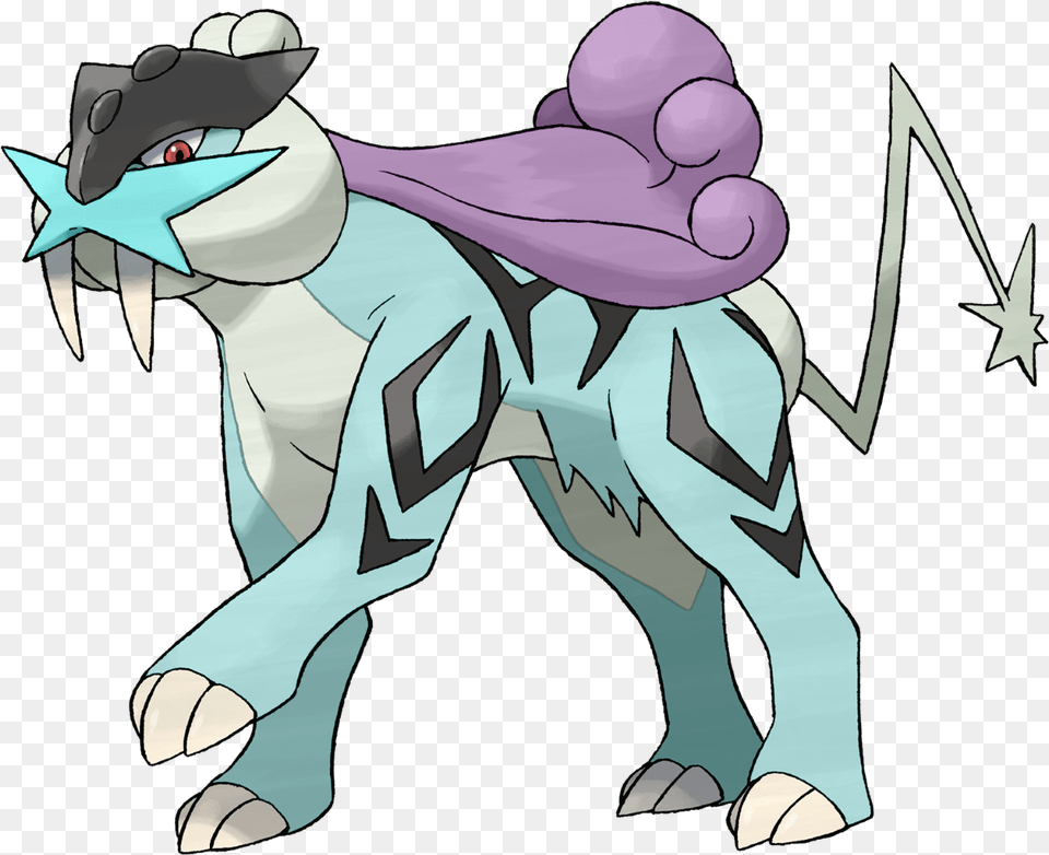 Raikou With Suicune39s Colours All Legendary Pokemon Separat, Book, Comics, Publication, Baby Free Png Download