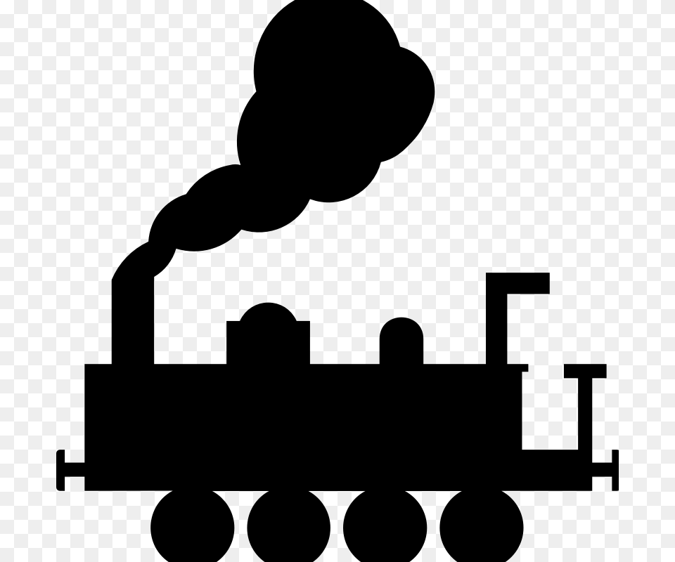 Rail Power Clipart, Gray Free Png