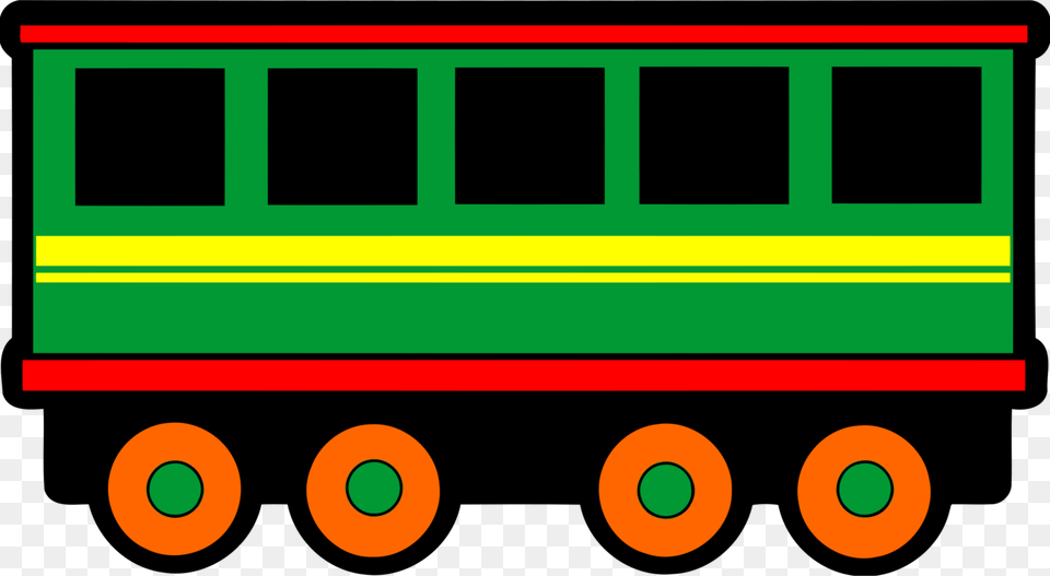 Rail Transport Passenger Car Train Classic Clip Art Free, Bus, Transportation, Vehicle Png