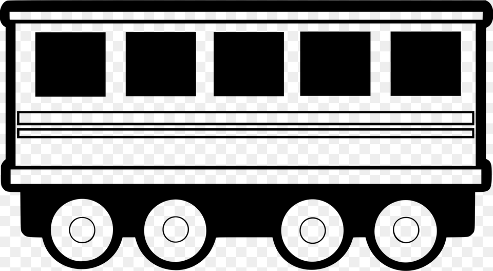 Rail Transport Passenger Car Train Steam Locomotive Gray Free Png Download