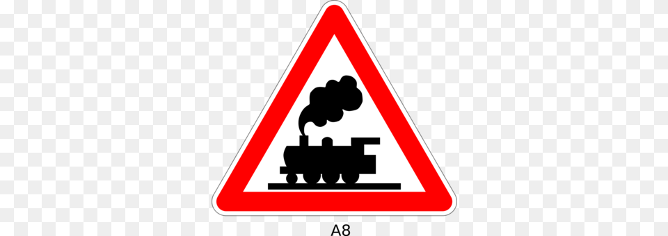 Rail Transport Train Track Crossbuck Rail Profile, Sign, Symbol, Road Sign Free Png