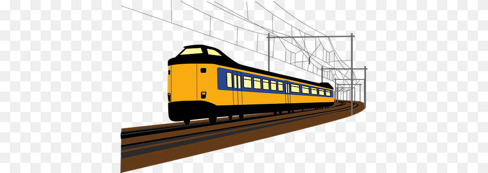 Railroad Railway, Train, Transportation, Vehicle Free Transparent Png