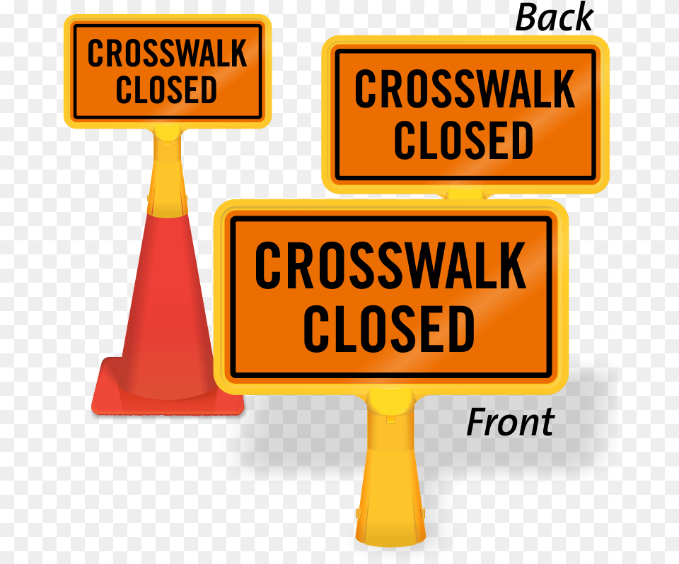 Railroad Clipart Crosswalk Sign Survey Crew Sign, Symbol, Road Sign Free Png